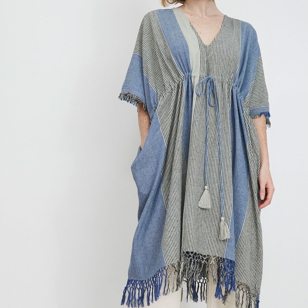 KAFTAN Woven Fringe Tunic 🐌